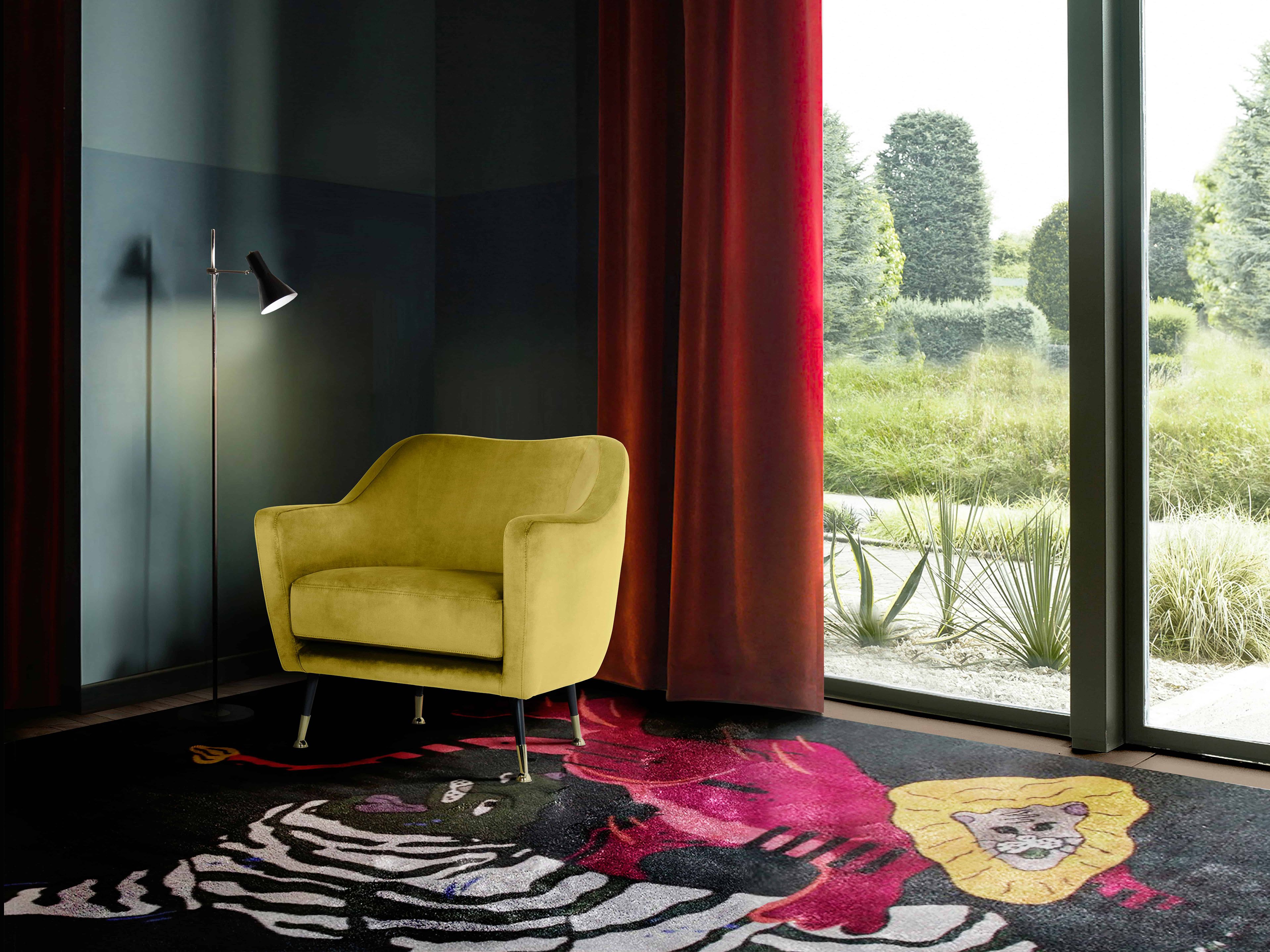 Living Room Design With A Magnificent And Eccentric Look - Home's Society