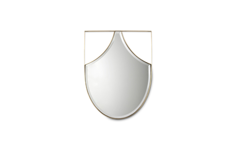Koi Golden Modern Contemporary Design Mirror