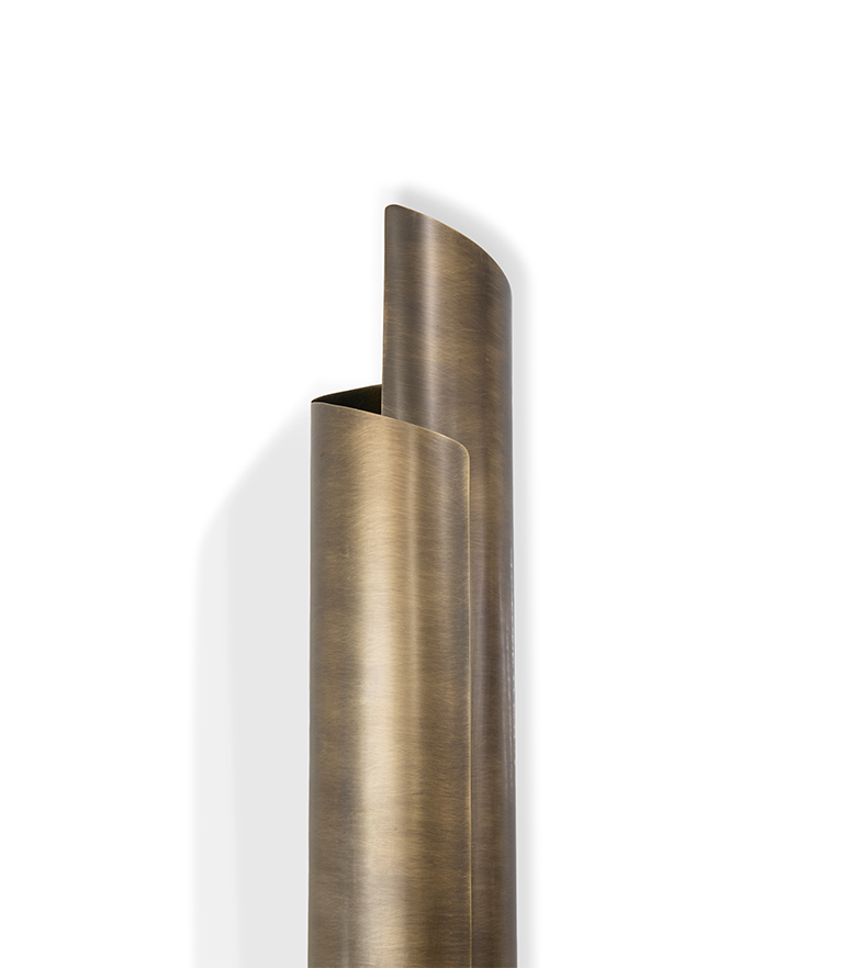 Cyrus Wall Light - Gold Plated Brass with Soft Glow Modern Contemporary - Home'Society
