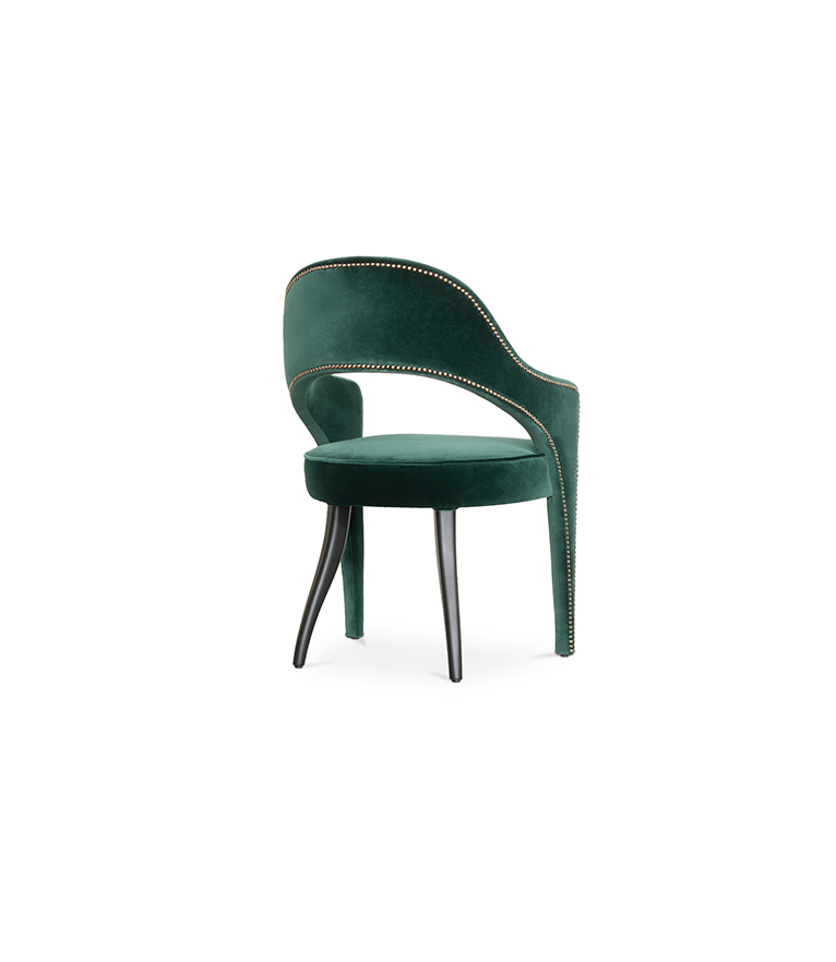 Tellus Dining Chair - With A Modern Design Upholstered in Velvet - Home'Society