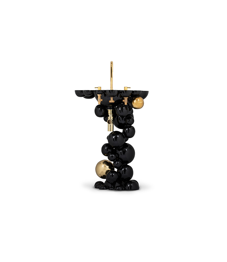 Newton Pedestal Sink - The Physics-Defying in Casted Metal Wonder - Home'Society