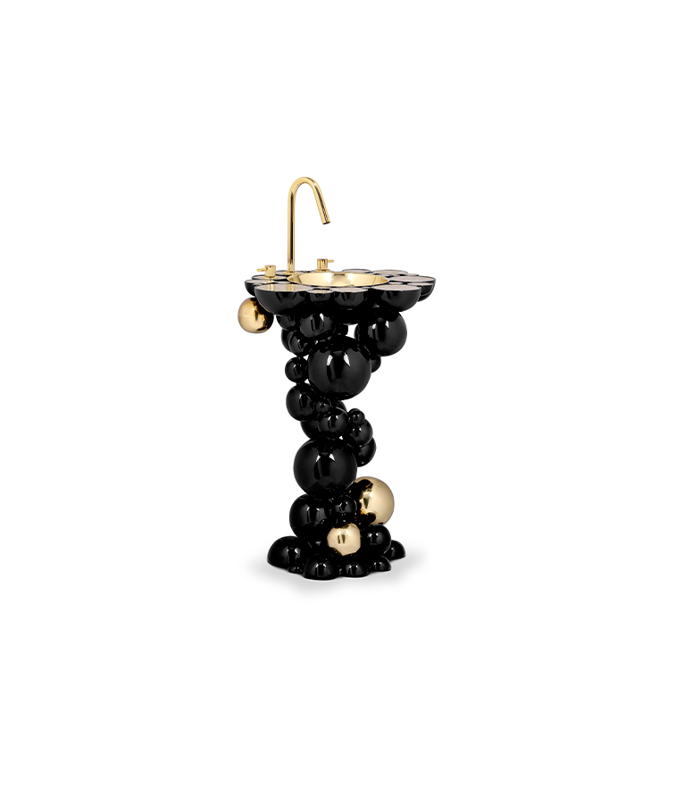Newton Pedestal Sink - The Physics-Defying in Casted Metal Wonder - Home'Society