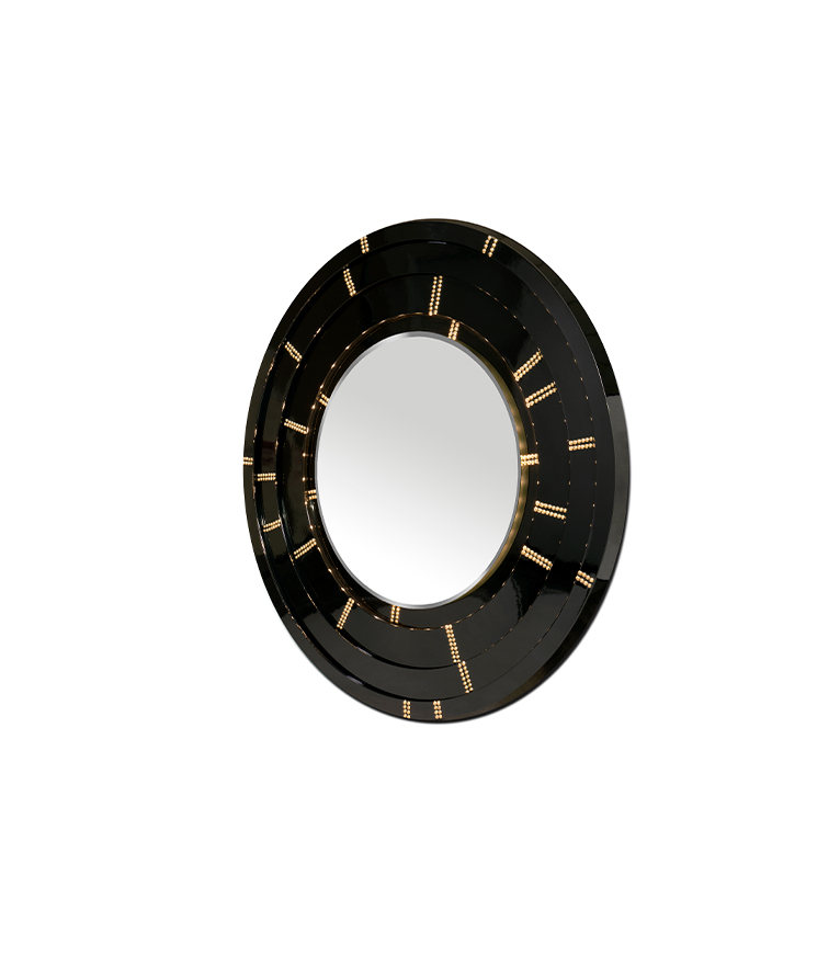 Blaze Mirror - Polished Brass and High Gloss Varnish Bathroom - Home'Society