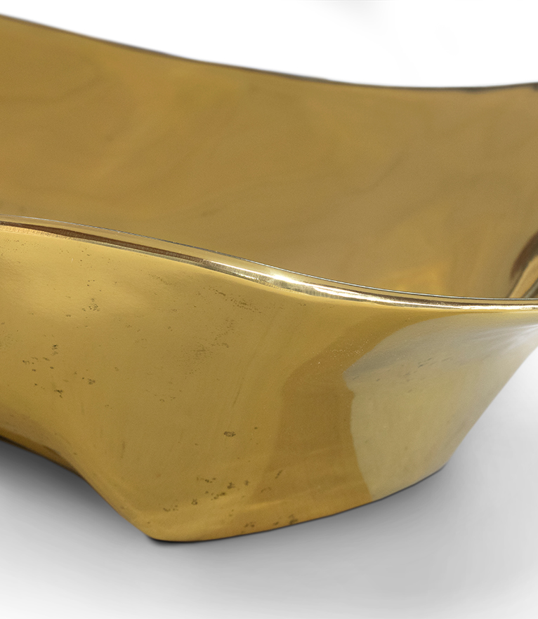Lapiaz Gold Sink - Irregular Shape Modern Classic Design - Home'Society