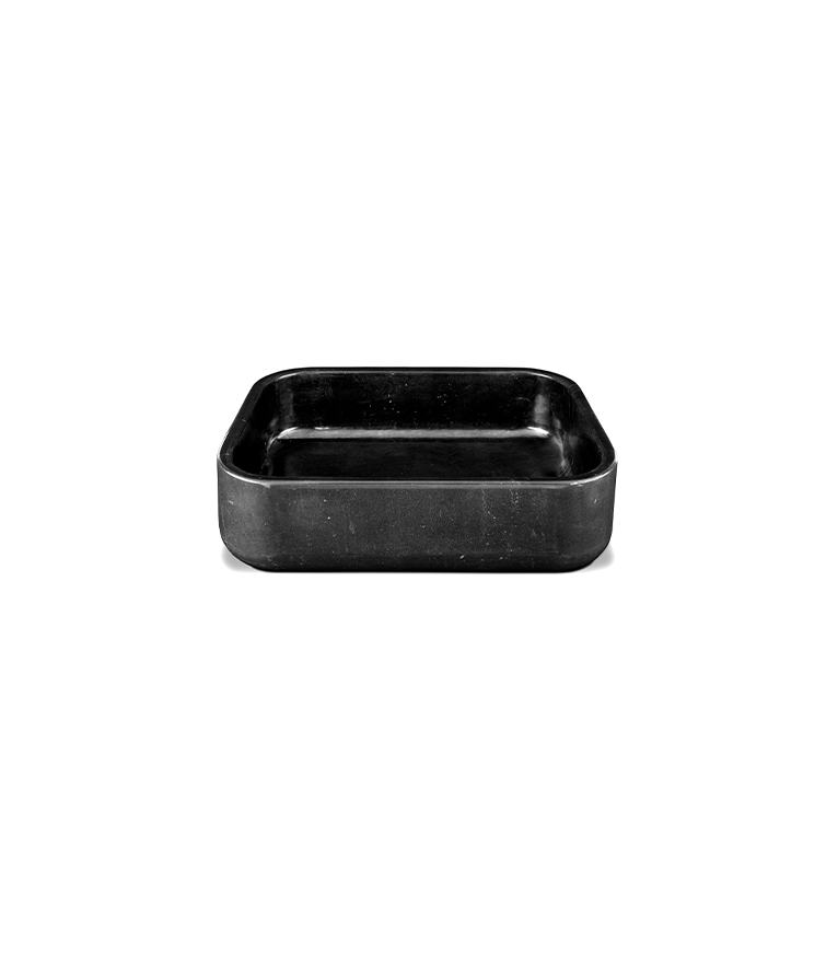 Koi Sink - Marble Rectangular in Nero Marquina, Carrara and Estremoz - Home'Society
