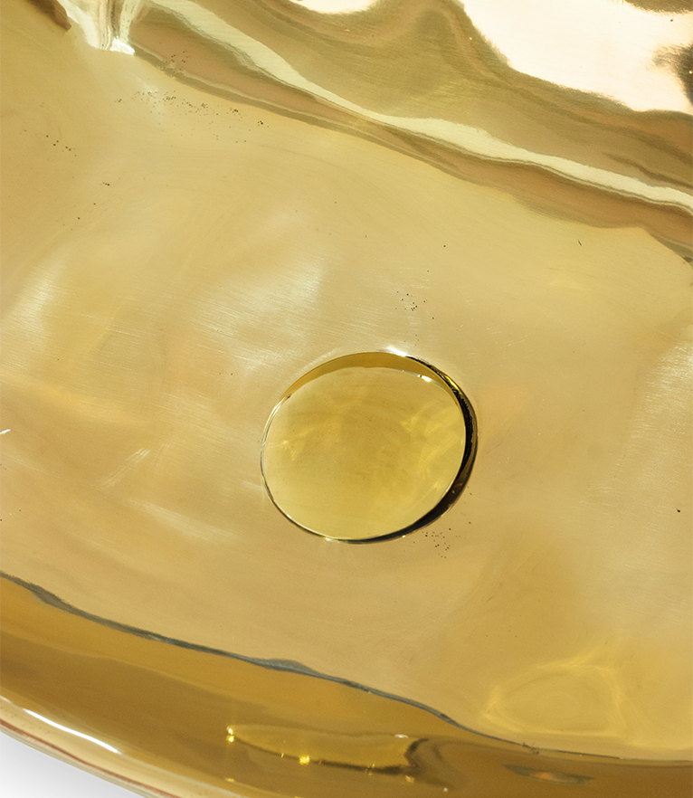 Lapiaz Gold Sink - Irregular Shape Modern Classic Design - Home'Society