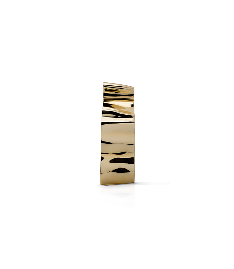 Eden Bathroom Sink - Gold Plated Casted Aluminium Modern Design - Home'Society