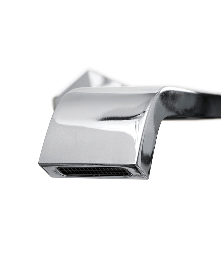Diamond Wall Mixer Tap - Gold-Plated Brass Modern Design - Home'Society