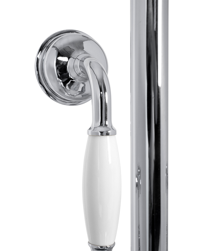 Bourgeois II Floor Mounted Mixer Tap - Made In Brass With A Classic Design - Home'Society