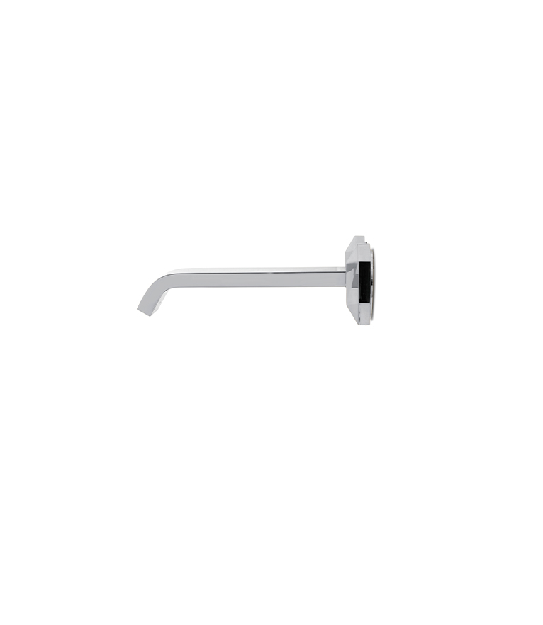 Diamond Wall Mixer Tap - Gold-Plated Brass Modern Design - Home'Society