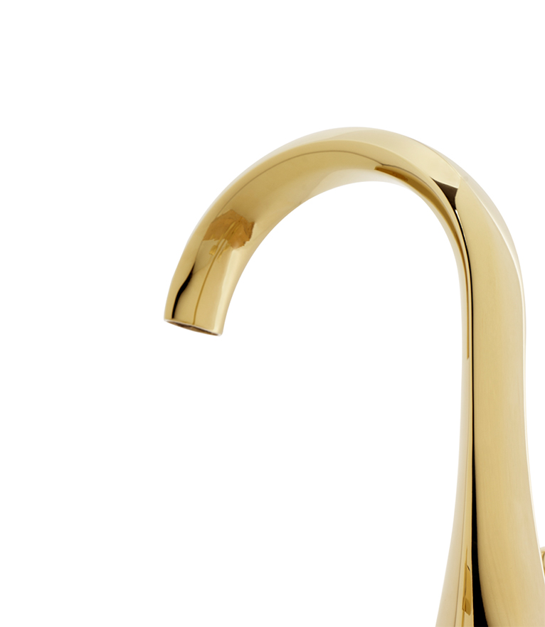 Elegance Three Hole Mixer Tap - In Brass Unique Design - Home'Society