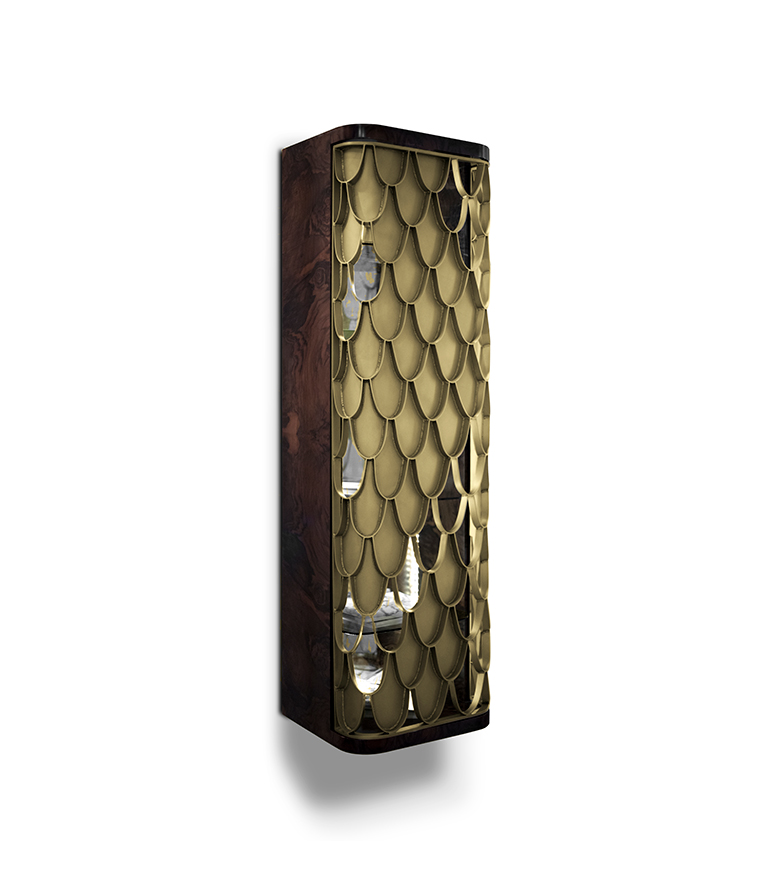 Koi Tall Storage - Display Case For A Modern Interior Design Project - Home'Society