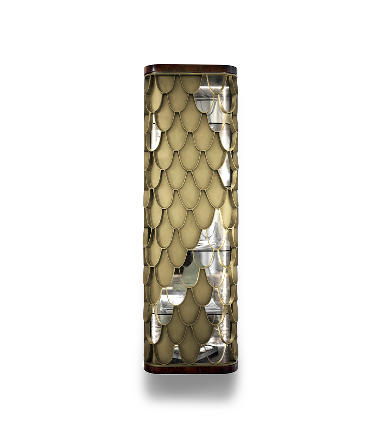 Koi Tall Storage - Display Case For A Modern Interior Design Project - Home'Society