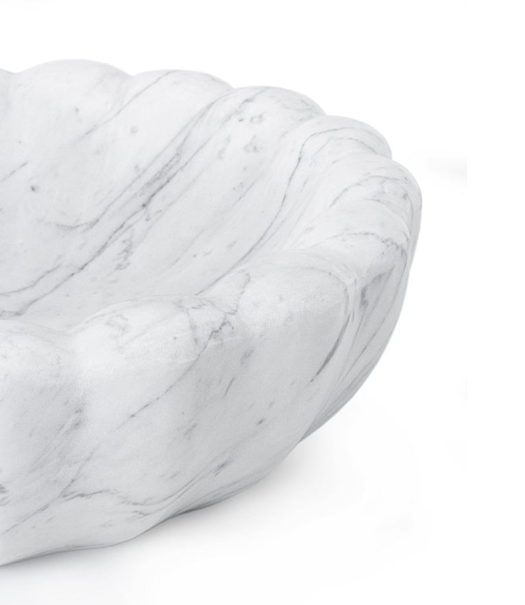 Lotus Bathroom Sink - In Marble With A Luxurious Modern Design - Home'Society