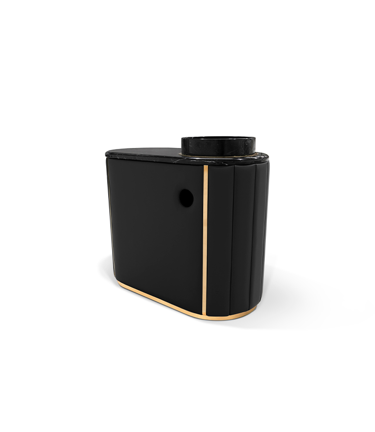 Darian Vanity Cabinet - The Amazingly Unique in Upholstered leather beauty - Home'Society