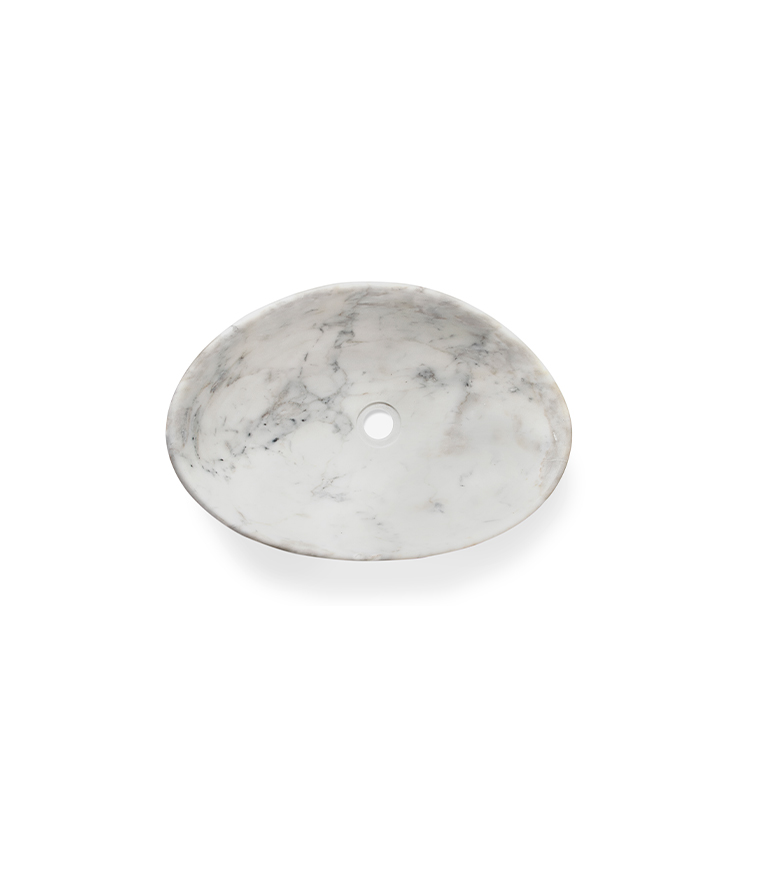 Silk Bathroom Sink - Handcrafted In Marble With A Modern Design - Home'Society