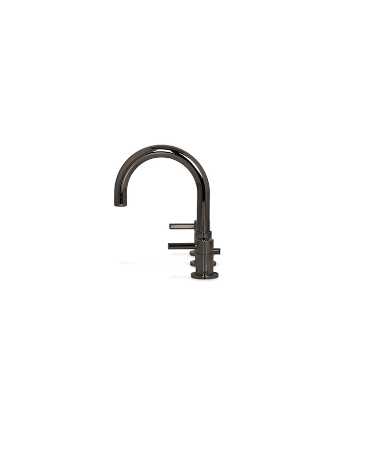 Pulse Three Hole Mixer Tap - In Brass With A Modern Design - Home'Society