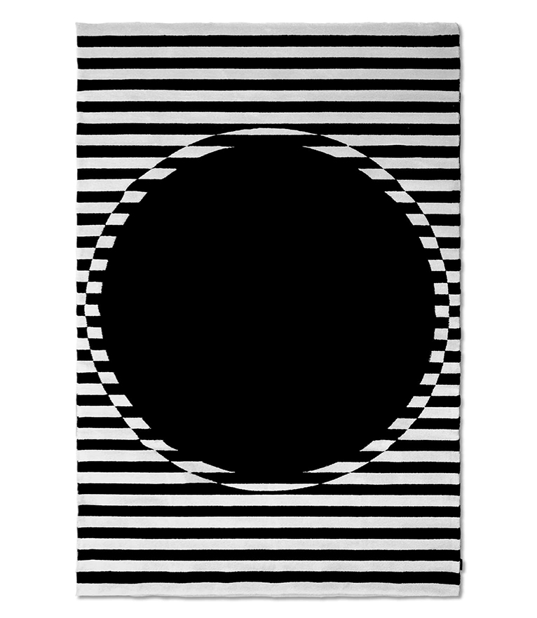 Ocli Area Rug - with Natural Wool & Silk, Luxury Modern Contemporary - Home'Society
