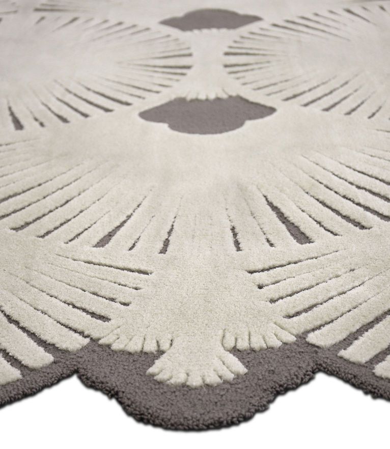 Dêco Rug - Irregular with Unusual Shapes, made in Silk and Wool - Home'Society