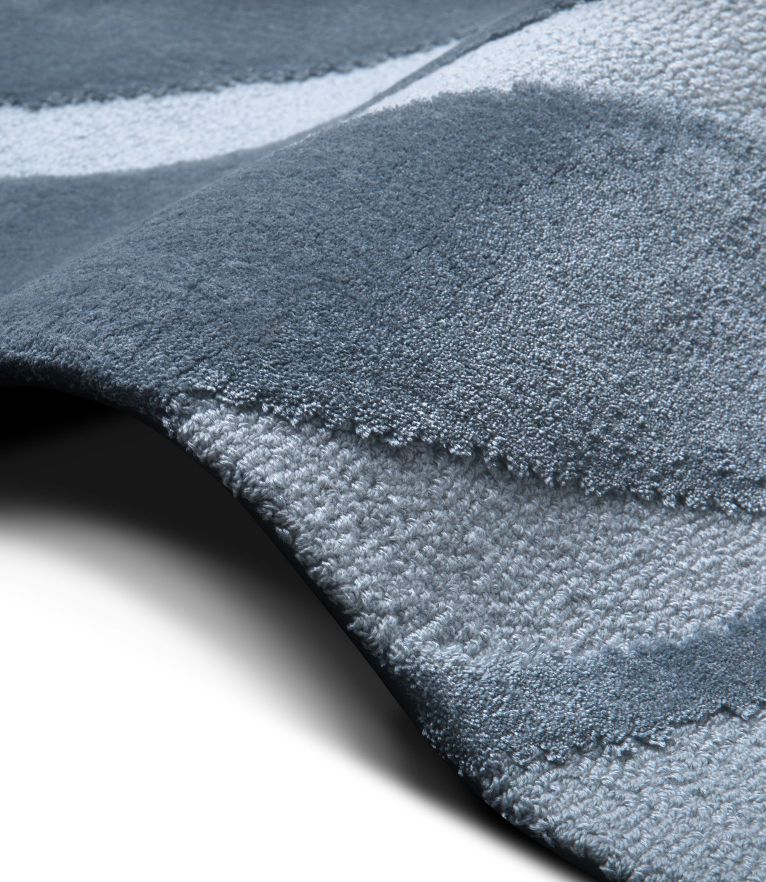 Eye Area Rug - Handmade With Natural Wool and Silk Modern Contemporary Design - Home'Society