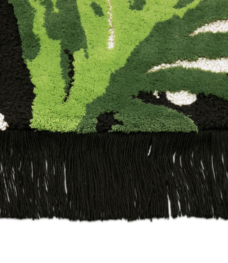 Feline Area Rug - inspired by Wild life with Natural Wool and Silk - Home'Society