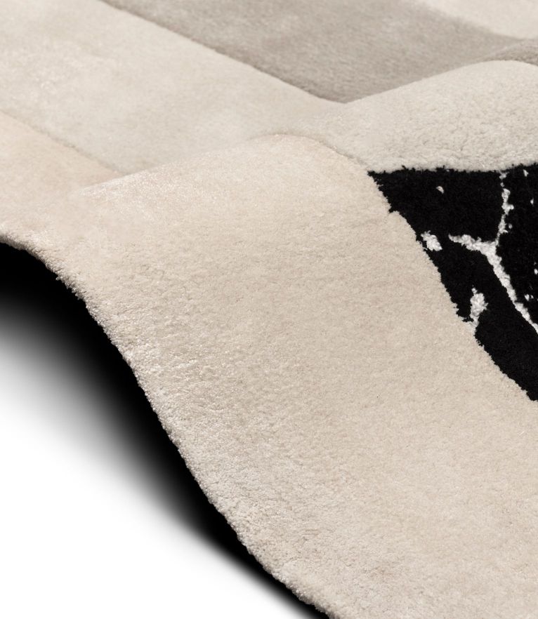 Imperial Snake Area Rug - With Botanic Silk and Trendy Modern Design - Home'Society