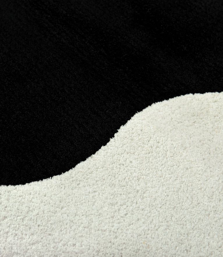 Vase Area Rug - With hand-tufted Botanical Silk Modern Classic style - Home'Society