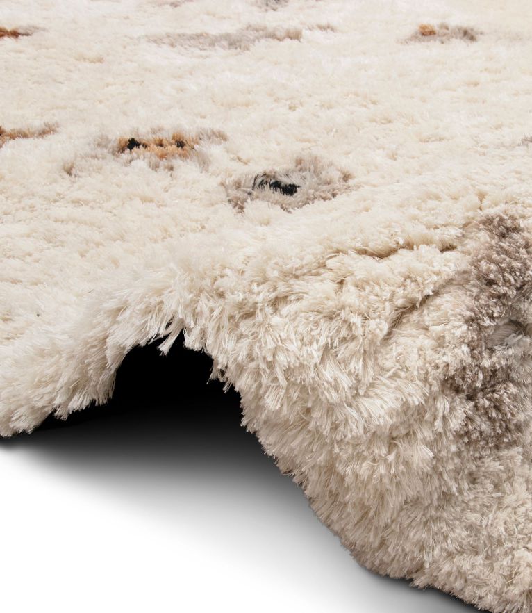 Oslo Shaggy Rug Handmade With New Zealand Wool And Silk Home'Society