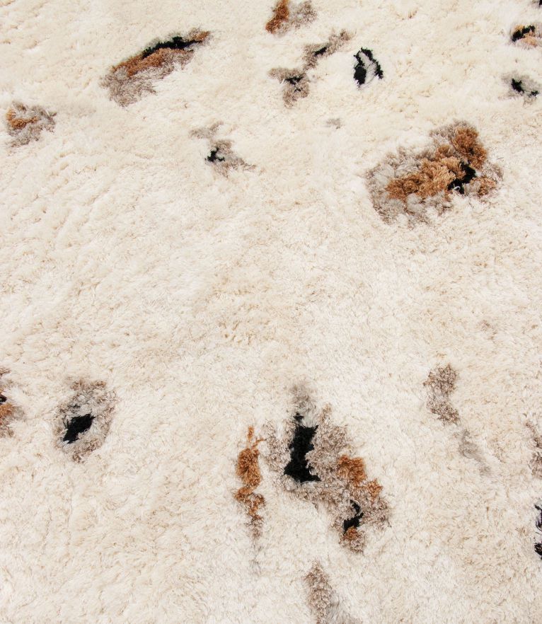 Oslo Shaggy Rug - Handmade With New Zealand Wool and Silk - Home'Society