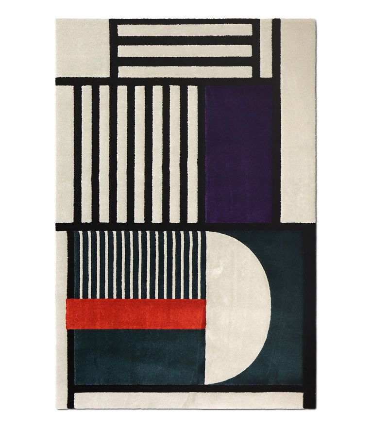 Prisma I Area Rug - With Classic Bauhaus Shapes - Home'Society