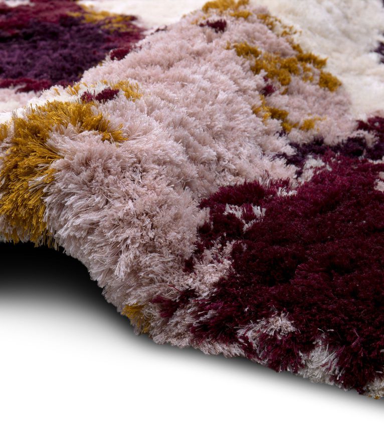 Ted Shaggy Rug - Handmade With Wool and Silk - Home'Society