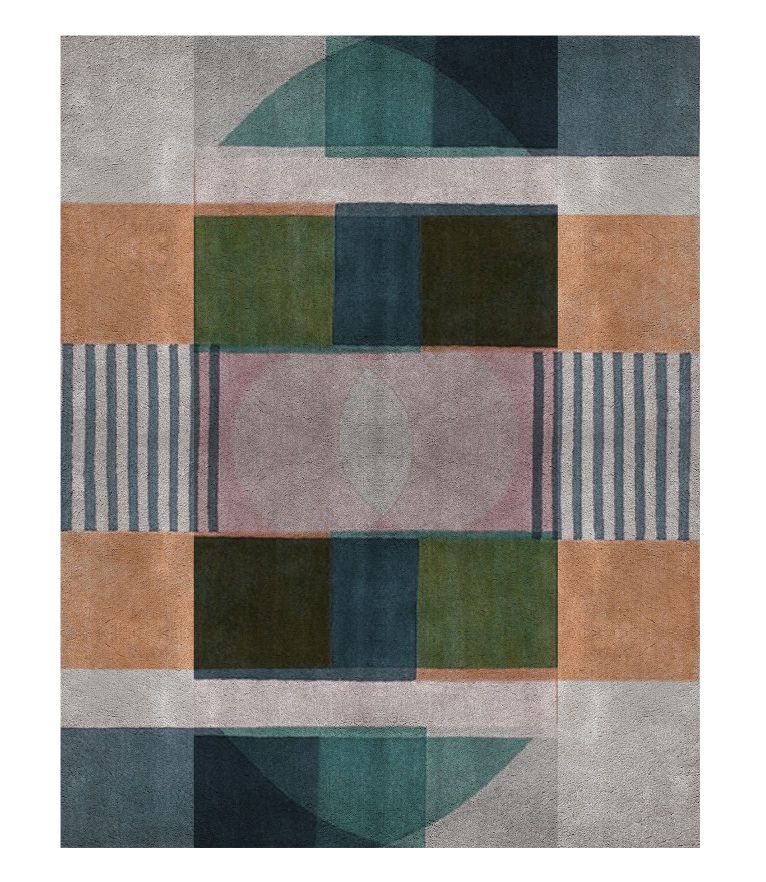 Prisma III Area Rug - Handmade by Craftsmen With a Modern Design - Home'Society