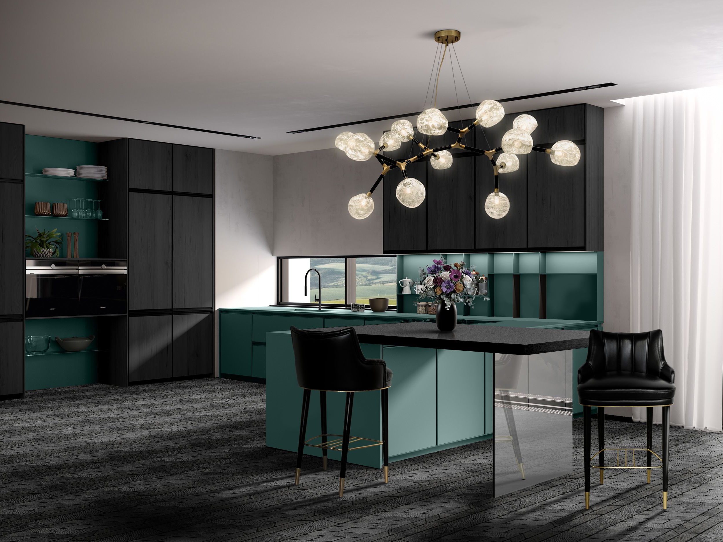 Modern Kitchen Design With a Beautiful Color Scheme - Home'Society