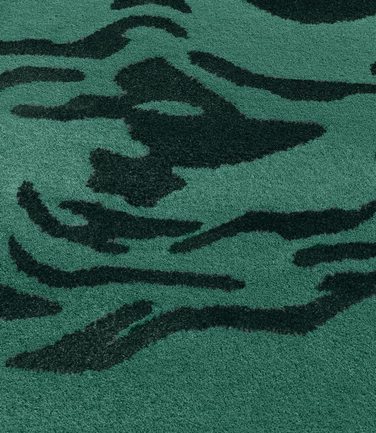 Congo Area Rug - For a Modern Design In Natural Wool And Botanical Silk - Home'Society