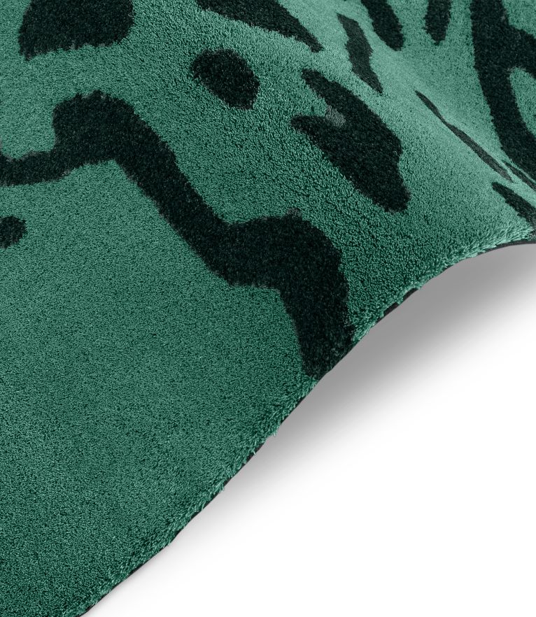 Congo Area Rug - For a Modern Design In Natural Wool And Botanical Silk - Home'Society