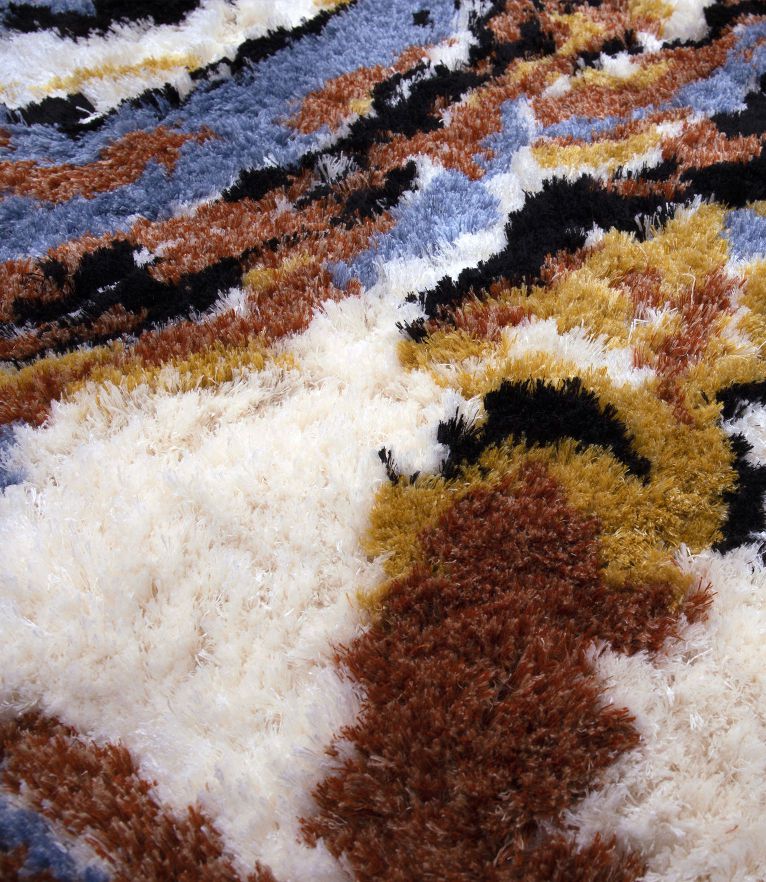 La Land Rug - Hand-Tufted In New Zealand Wool and Bamboo Silk Modern Rug - Home'Society