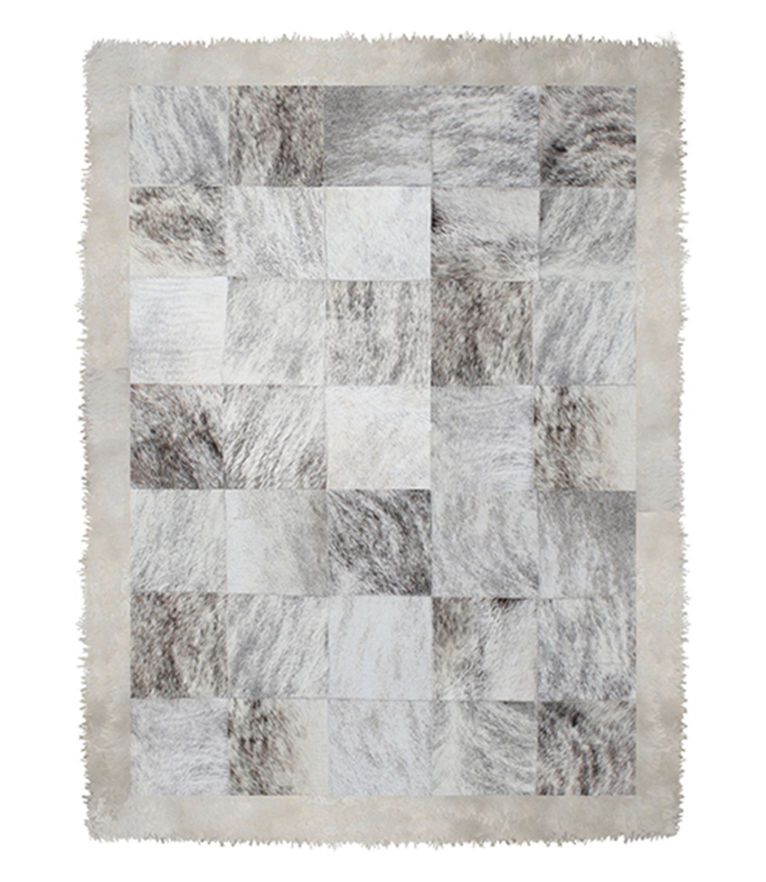 Hut Area Rug - With A Modern Design Made In Natural Leather - Home'Society