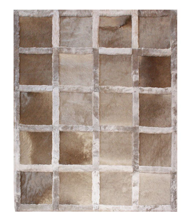 Ginger Area Rug - Made In Leather With A Modern Design - Home'Society