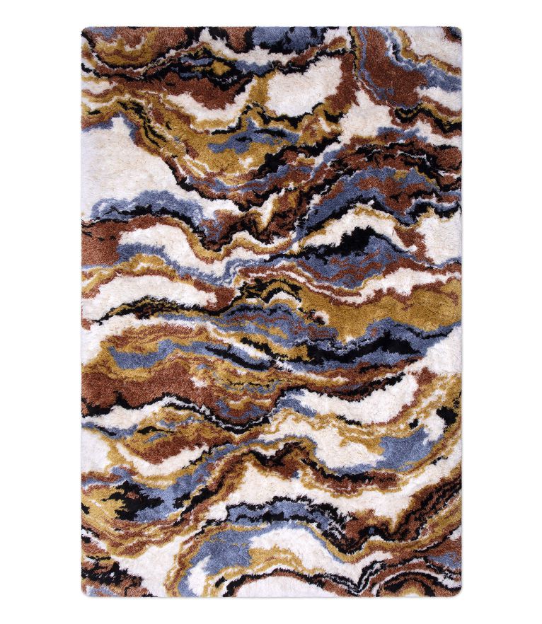 La Land Rug - Hand-Tufted In New Zealand Wool and Bamboo Silk Modern Rug - Home'Society
