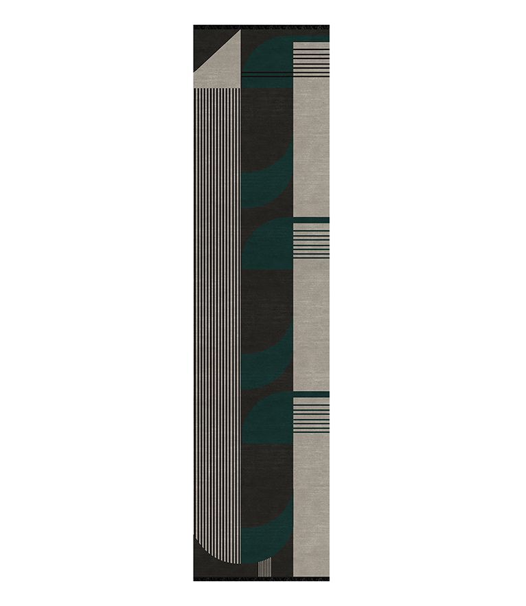Antelope II Lounge Rug - with Wool and Silk and a Geometric Pattern - Home'Society