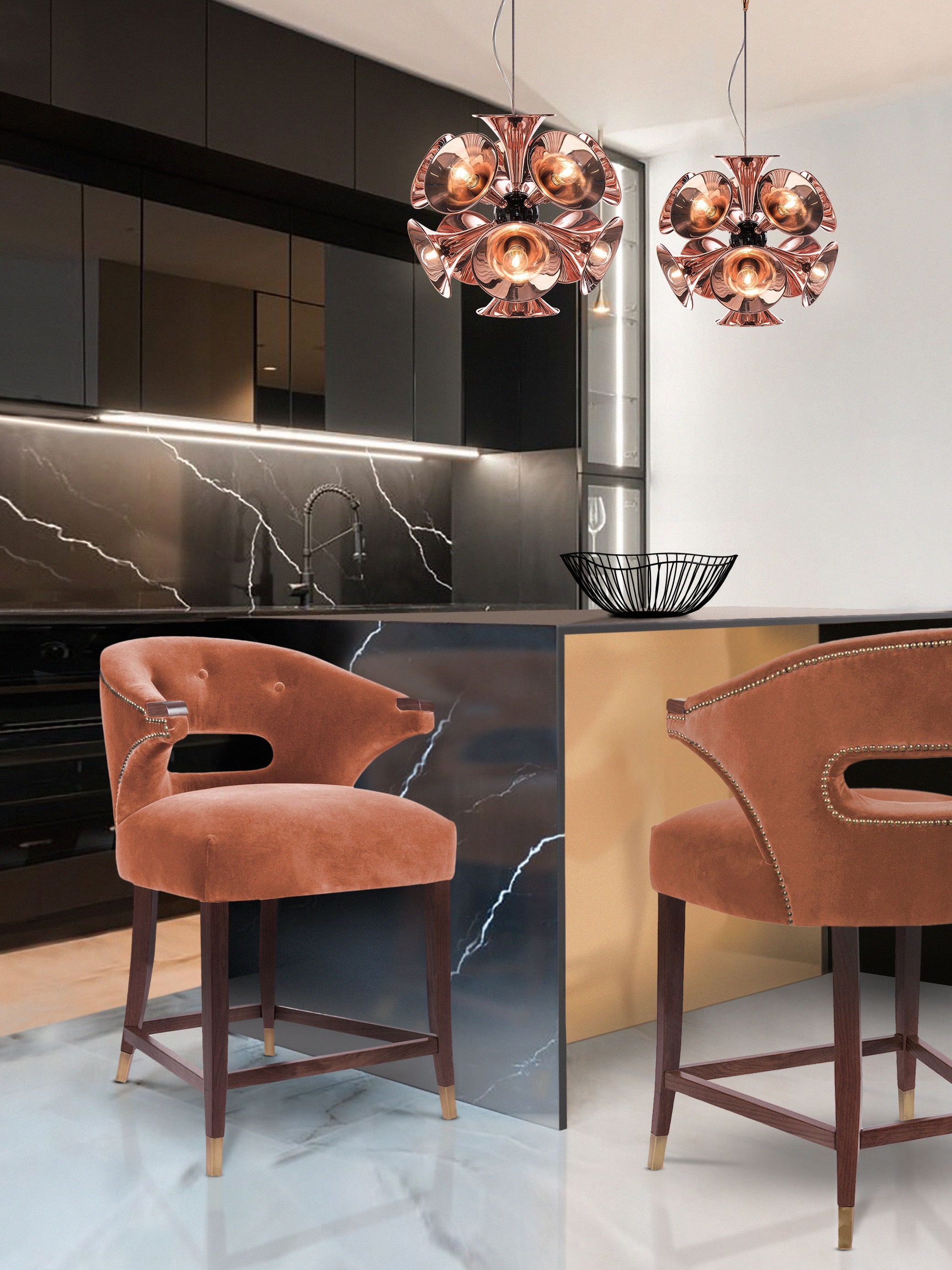 Modern Contemporary Kitchen Design With The Most Pleasing Way Of Blending Comfort - Home'Society