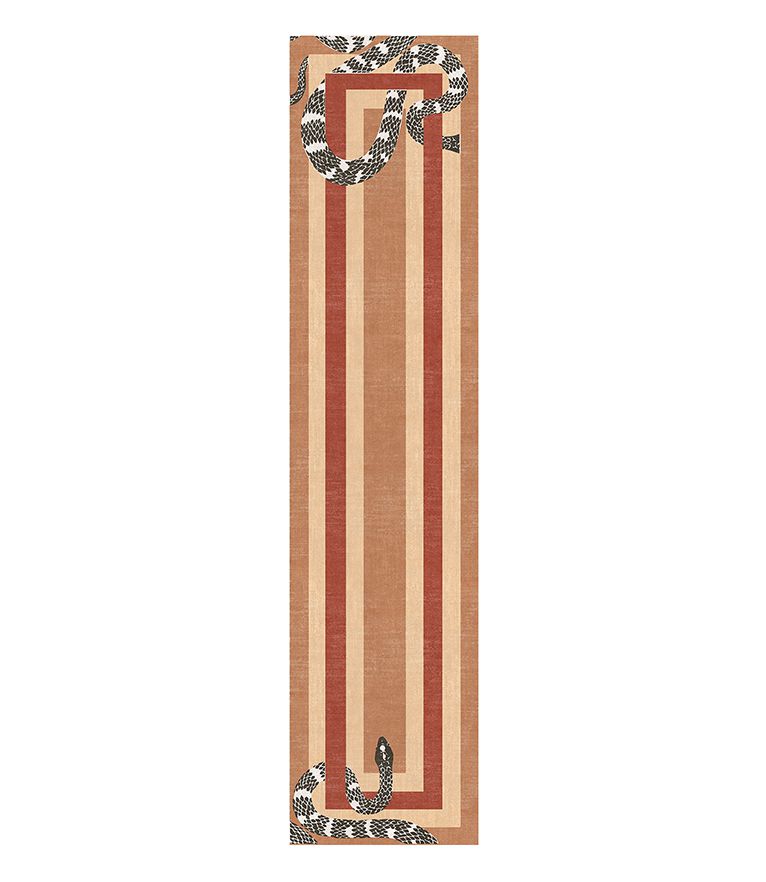 Imperial Snake II Rug - With Natural Wool and Botanical Silk - Home'Society