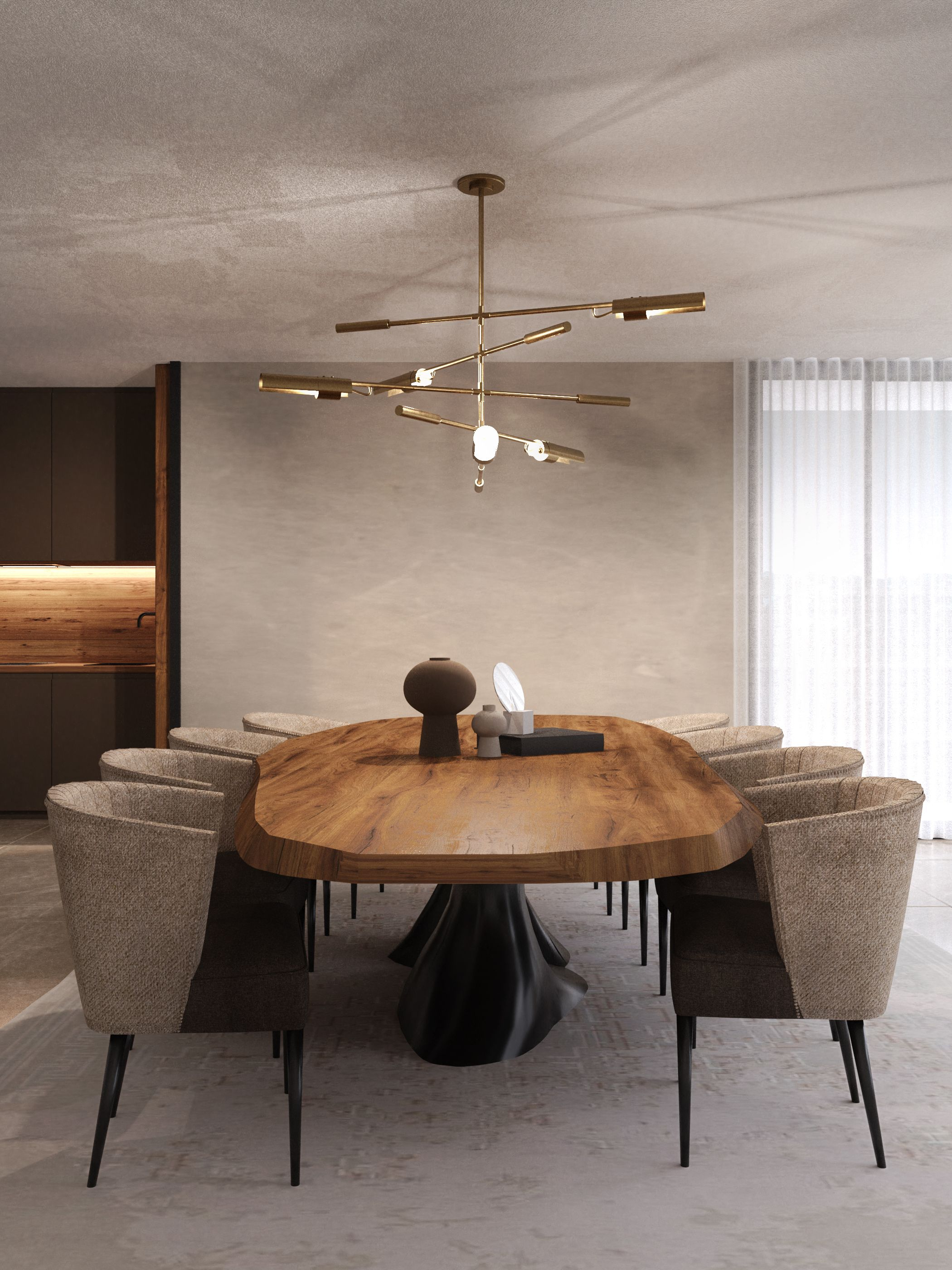 Modern Dining Room Design With Neutral Tones - Home'Society