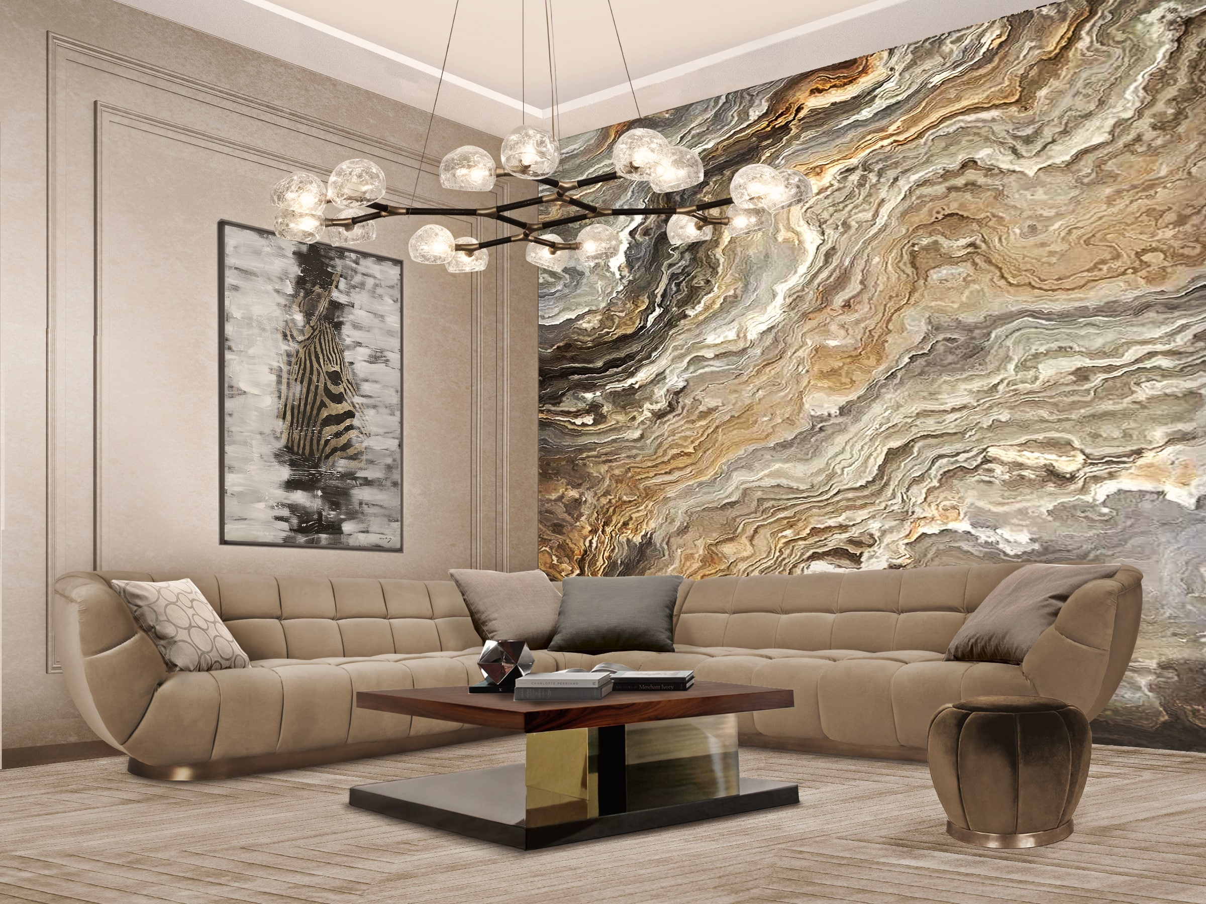Modern Living Room Design With Impactful Elements And Shapes - Home'Society