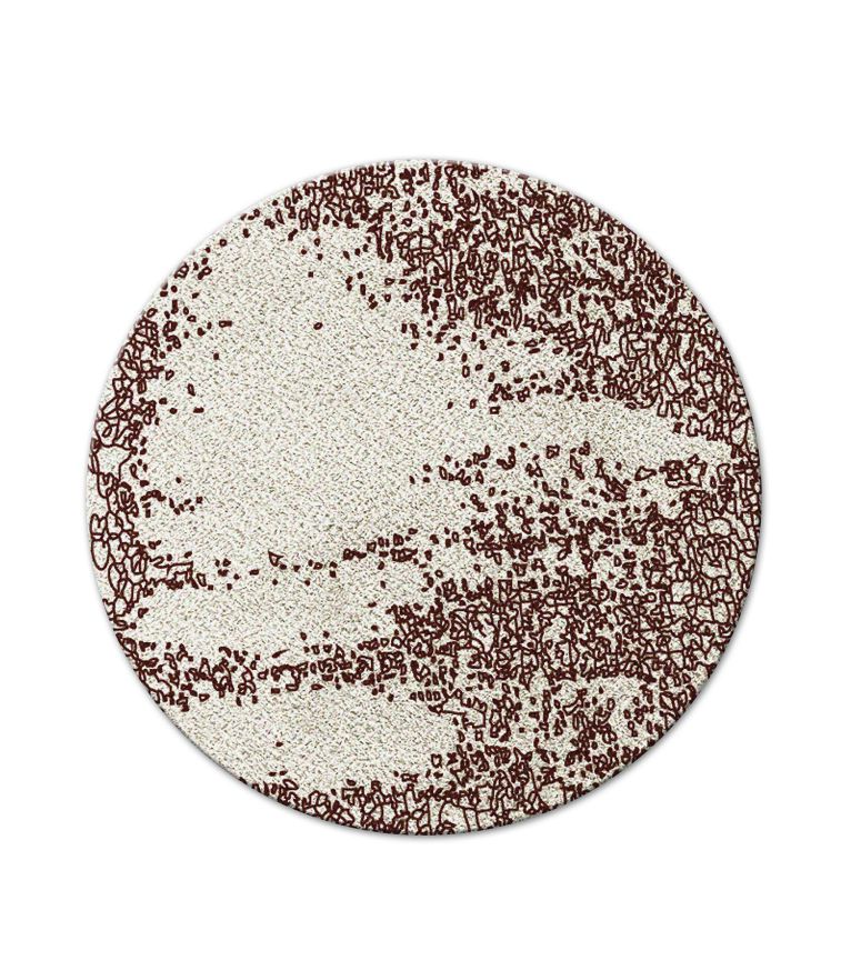 Yupik Round Rug - Botanical Silk Rug - Home'Society