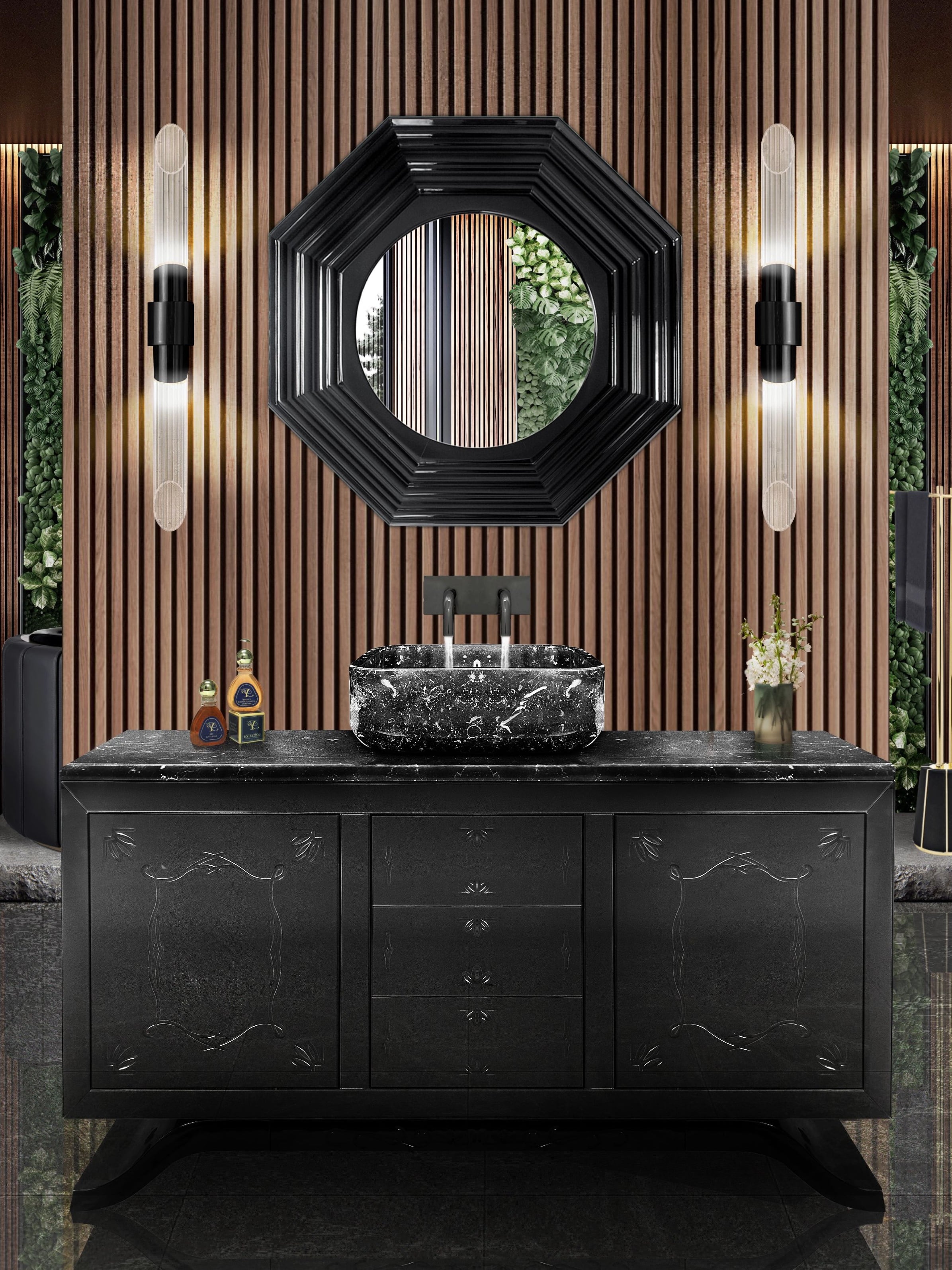 A Fantastically Unique Master Bathroom Layout - Home'Society