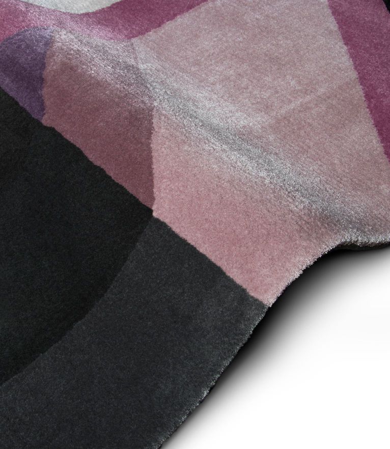 Susy Area Rug - Hand-Tufted In Botanical Silk With A Modern Design - Home'Society