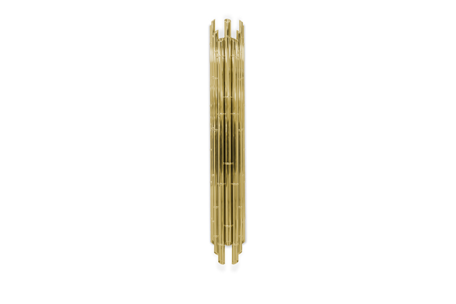 Saki XL Wall Light Made In Gold-Plated Brass With A Modern Design