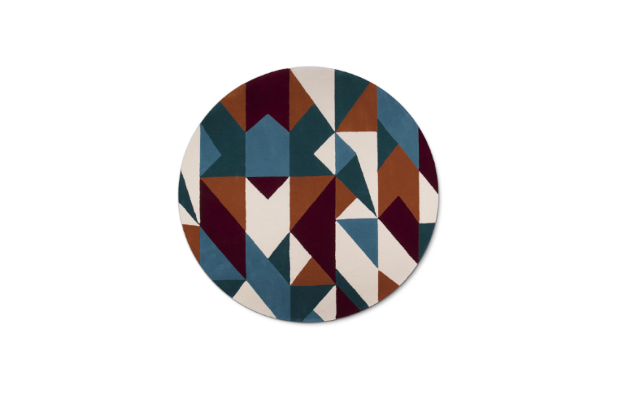 Audrey Area Rug - For A Modern Interior Design Project Made In Botanical Silk