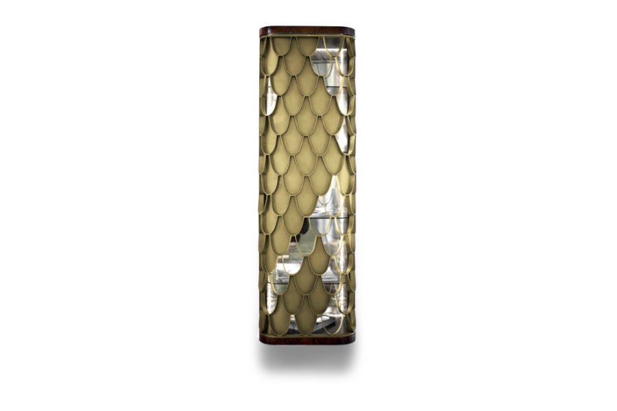 Koi Tall Storage - Display Case For A Modern Interior Design Project